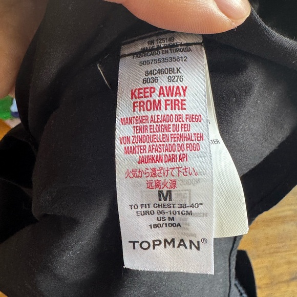 TOPMAN TUXEDO RUFFLE FRONT SHIRT - Picture 6 of 7